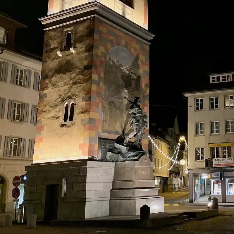 Le monument de Guillaume Tell à Altdorf (Uri)