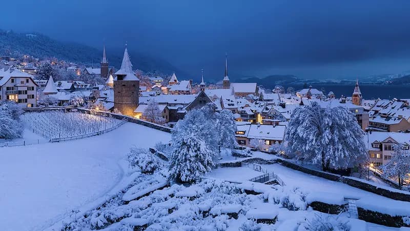 Vue de la ville de Zoug